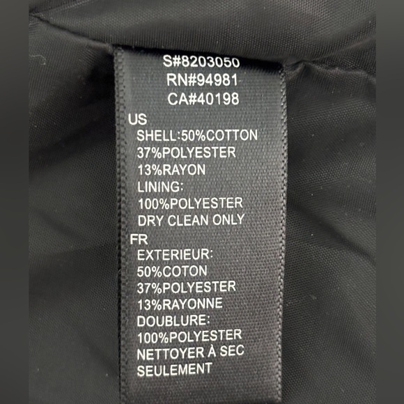 Twenty One Herringbone Women Blazer With Pockets 2 Buttons Long Sleeves Medium - Picture 5 of 5